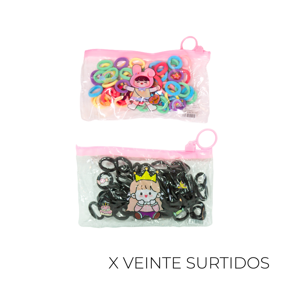 PACK DE COLEROS CHICOS CON ESTUCHE X20