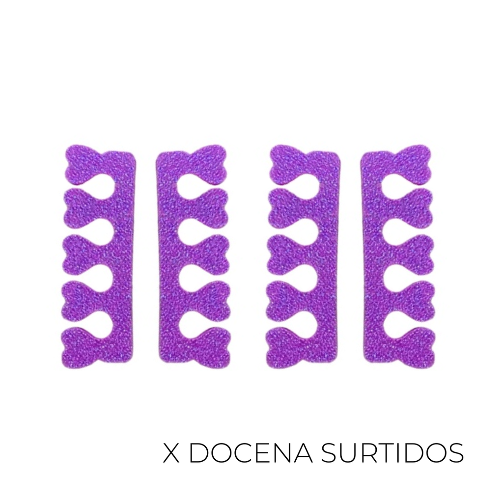 ESPONJA SEPARADORA PARA MANICURA Y PEDICURA X12