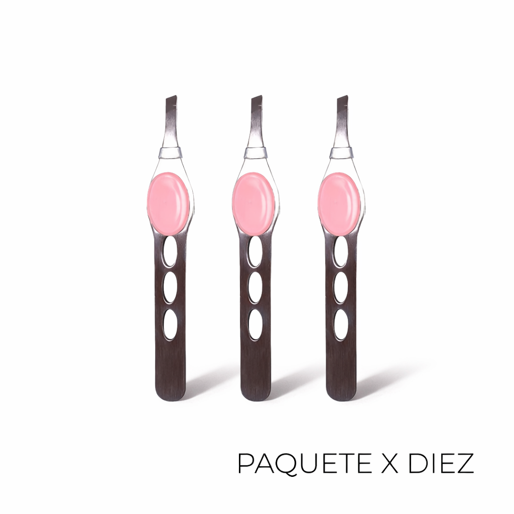 PINZA PARA DEPILAR PAQUETE X10