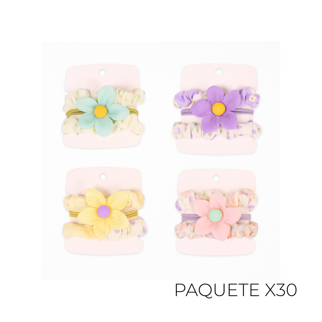 SET DE COLEROS FLOR PAQUETE X30