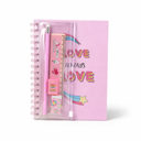 SET CUADERNO + LAPIZ REGLA Y GOMA TRENDY