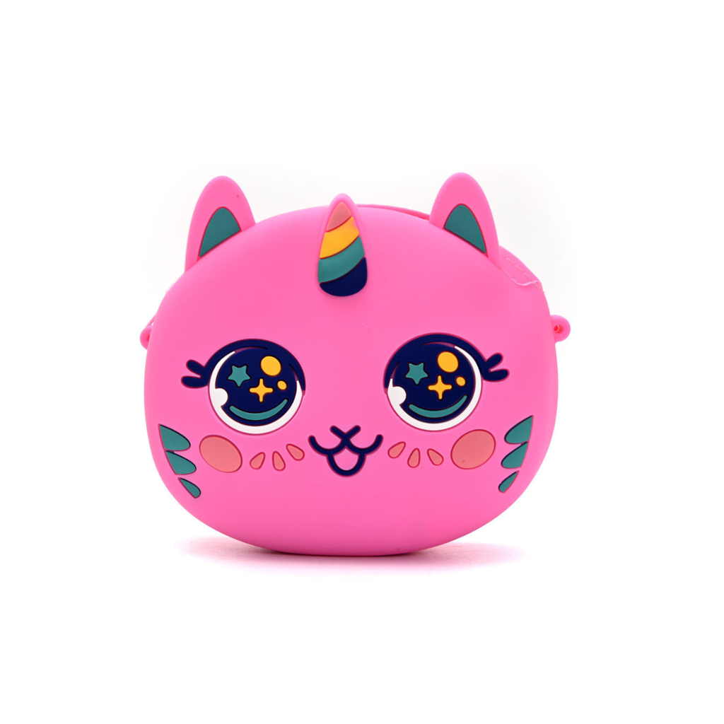 MORRAL BANDOLERA SILICONA INFANTIL GATO