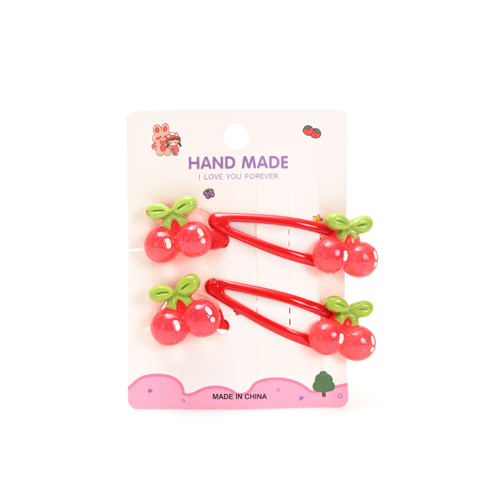 SET DE PELO TIC TAC X2 + COLERO X2 CHERRY