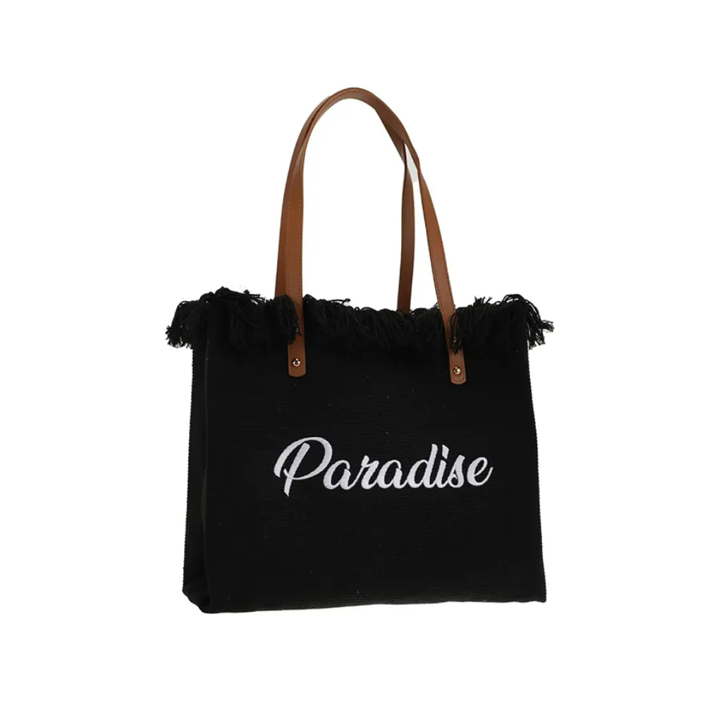 BOLSO DE PLAYA FRASE TRENDY