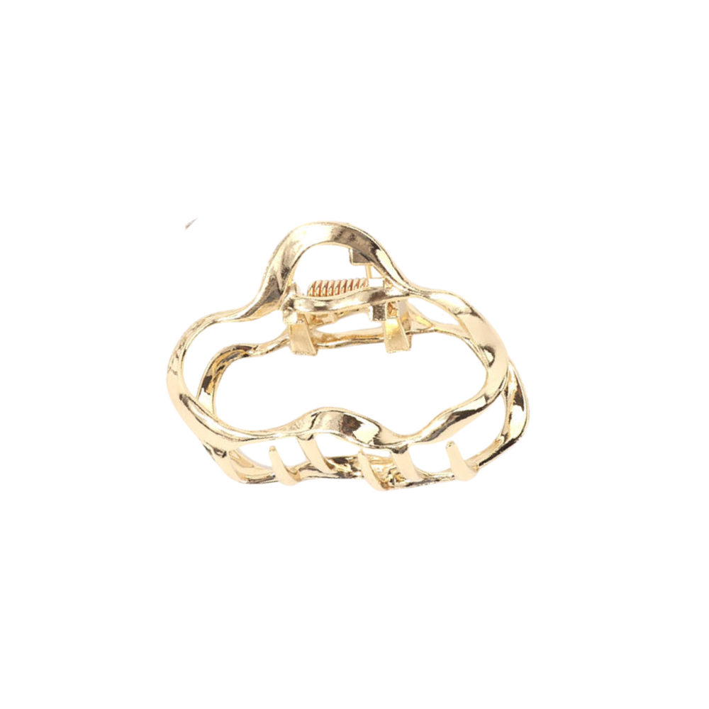 BROCHE PINZA METALIZADA FORMA