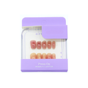 UÑAS PRESS ON CUADRADAS DEGRADE CORTAS