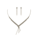 SET COLLAR + AROS STRASS CRUZADO