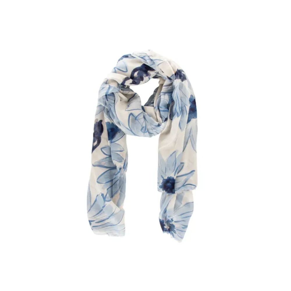 PASHMINA PAÑUELO ESTAMPADO PLAYA