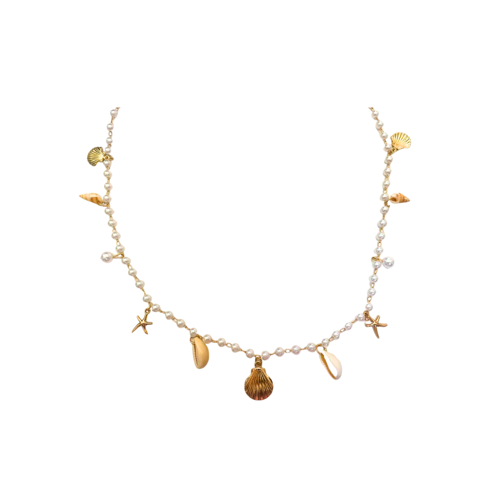 CINTO BIJOU DIJE DE MAR CADENA PERLAS