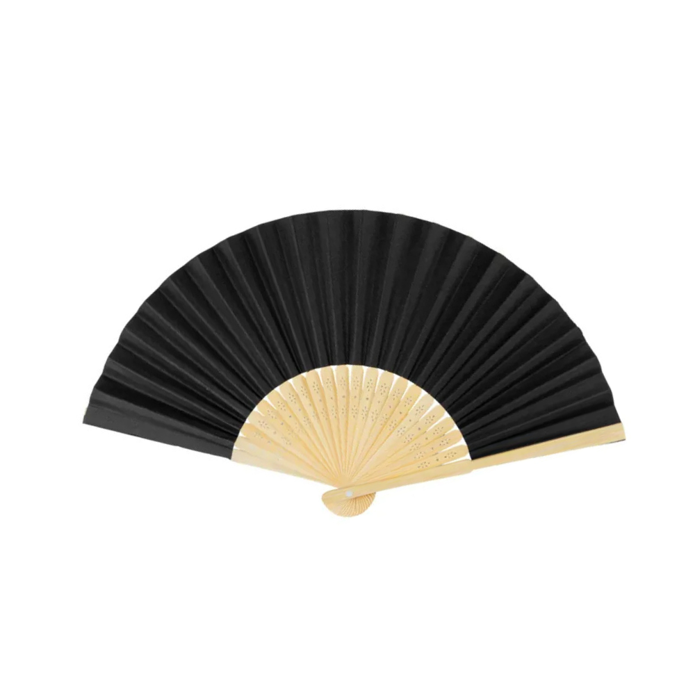 ABANICO COLOR LISO DE PAPEL