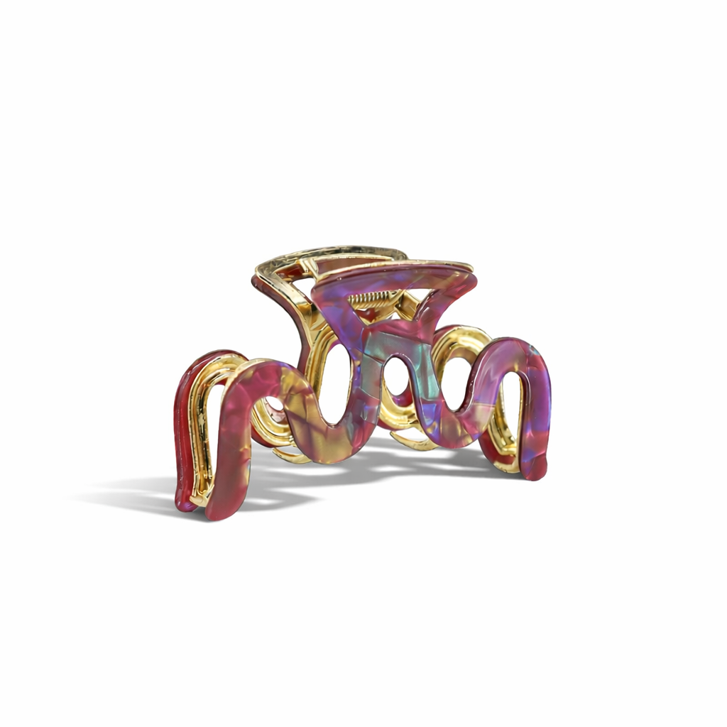 BROCHE PINZA ONDA MARMOLADO