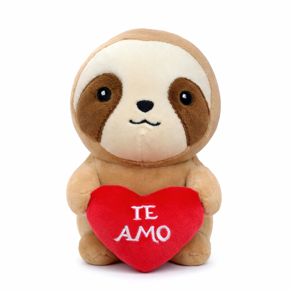 PELUCHE ANIMAL CON CORAZON TE AMO