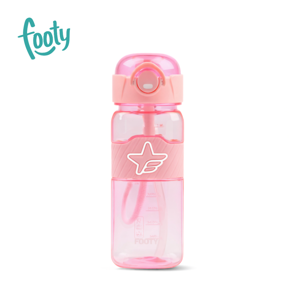 BOTELLA COLOR LISO APLIQUE FOOTY