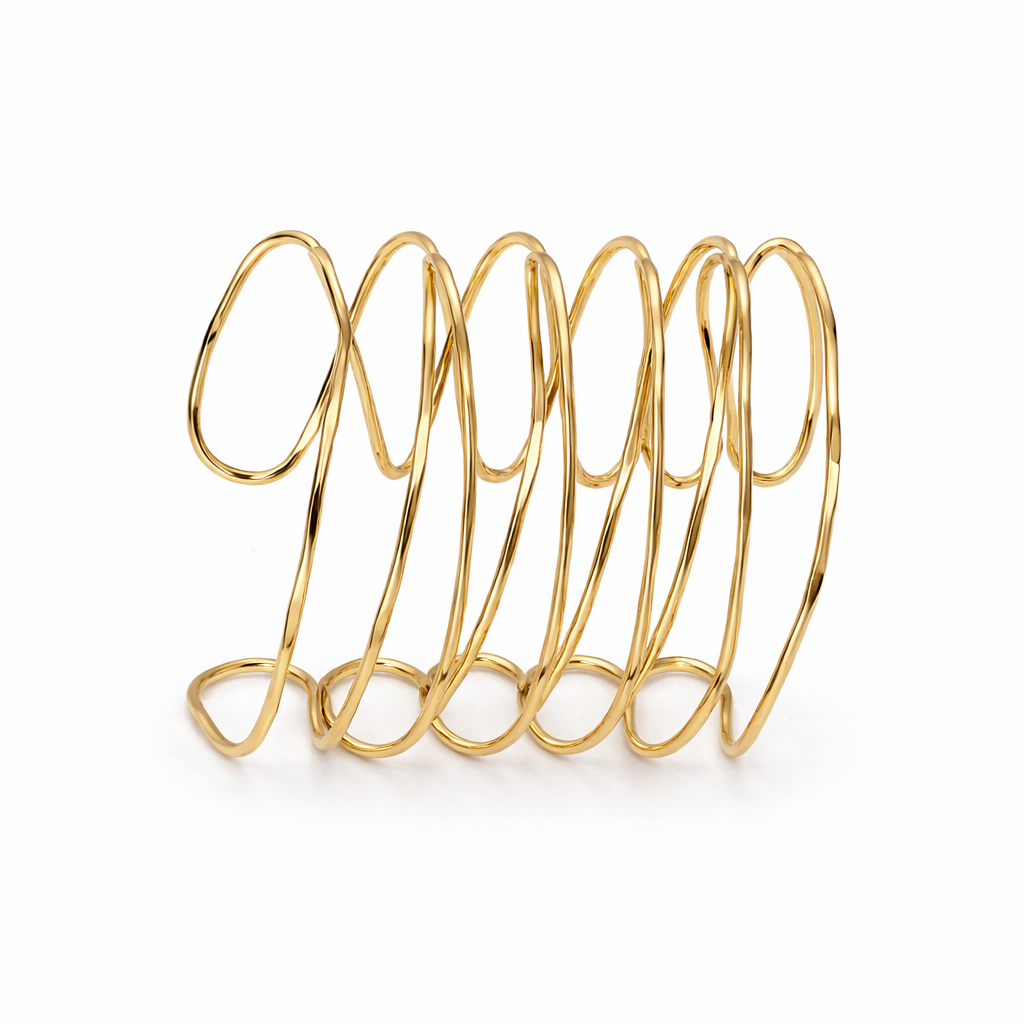 BRAZALETE ANCHO TIRAS