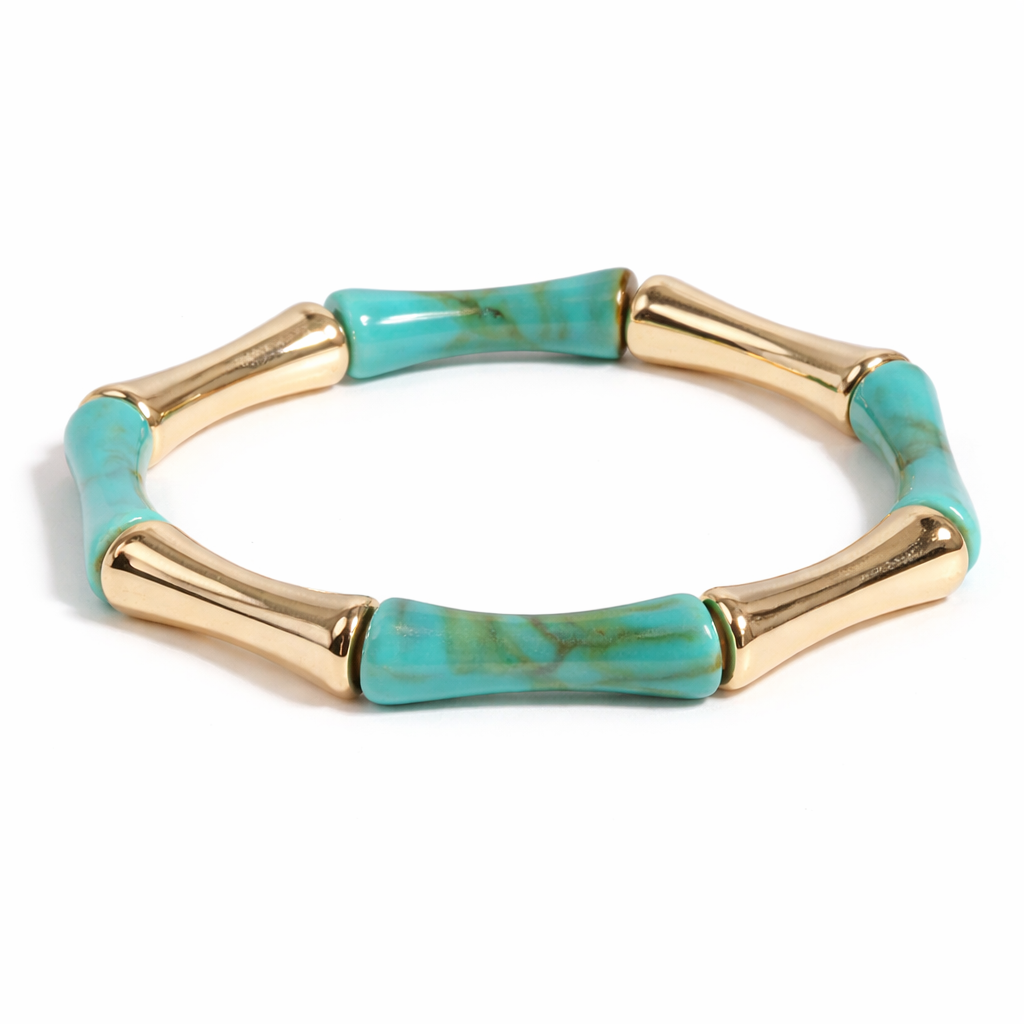 PULSERA ELASTICA BICOLOR MARMOLADA