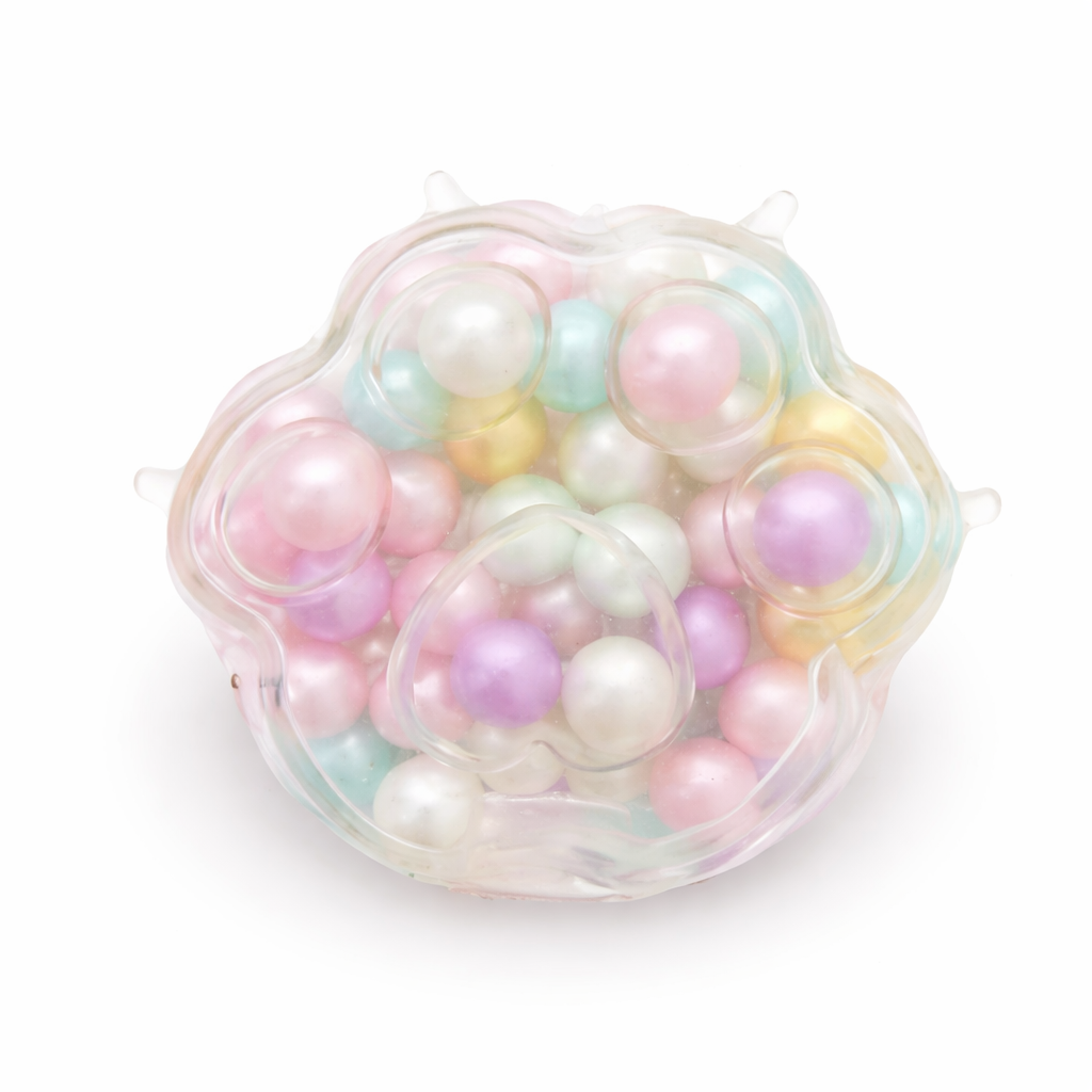 SQUISHY HUELLA CON RELIEVE PERLAS