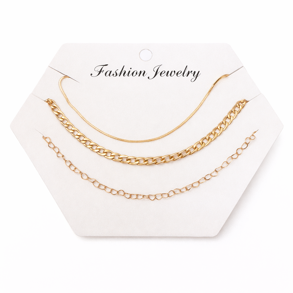 SET COLLAR X3 CADENA SIMPLE