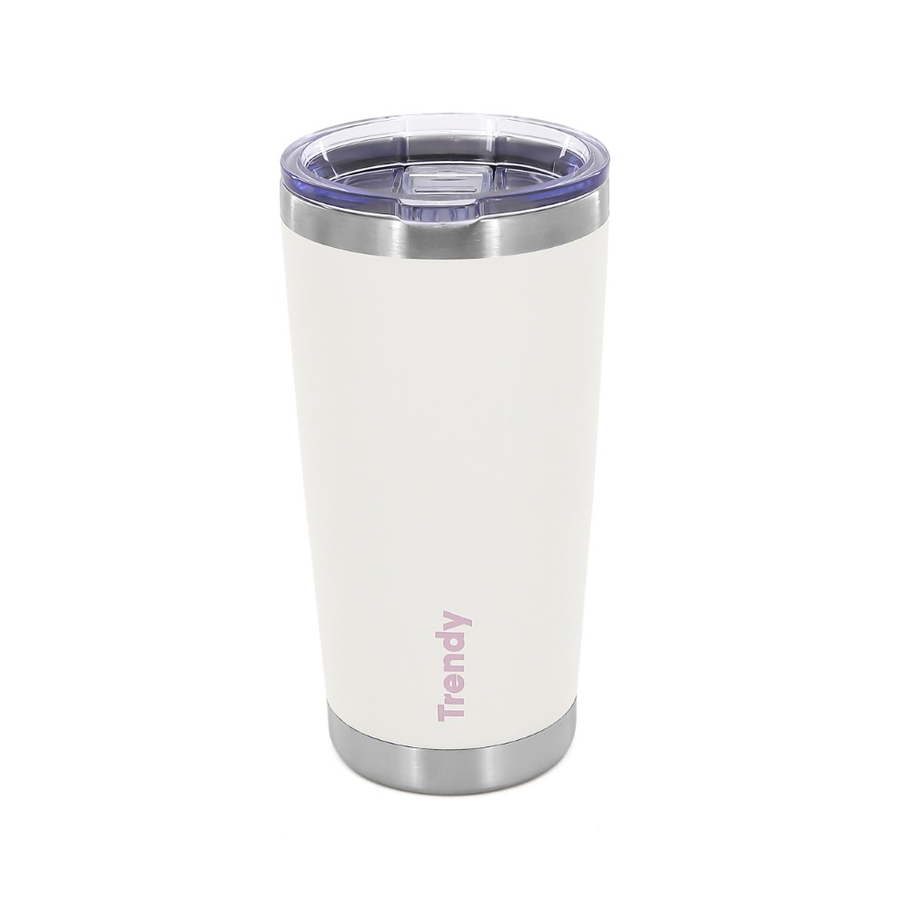 VASO TERMICO COLOR LISO Y TAPA TRENDY