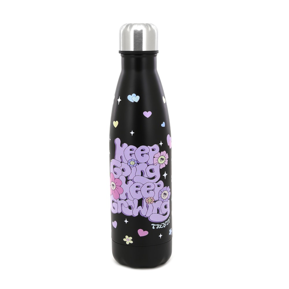 BOTELLA TERMICA CON APLIQUES TRENDY