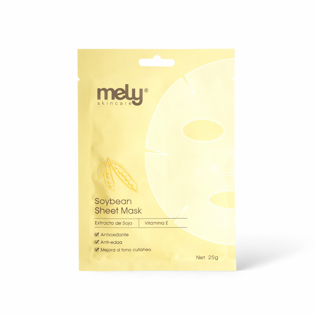 MASCARILLA FACIAL EXTRACTO DE SOJA MELY