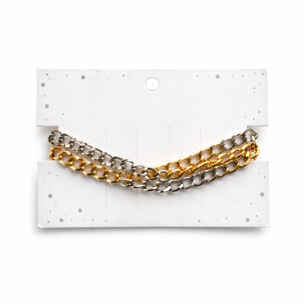 PULSERA DORADO Y PLATEADO
