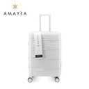 VALIJA 20" RELIEVE BLANCA AMAYRA