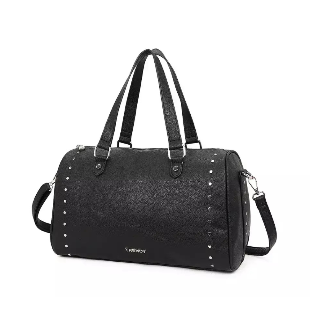 CARTERA DOBLE TIRA DE TACHAS TRENDY