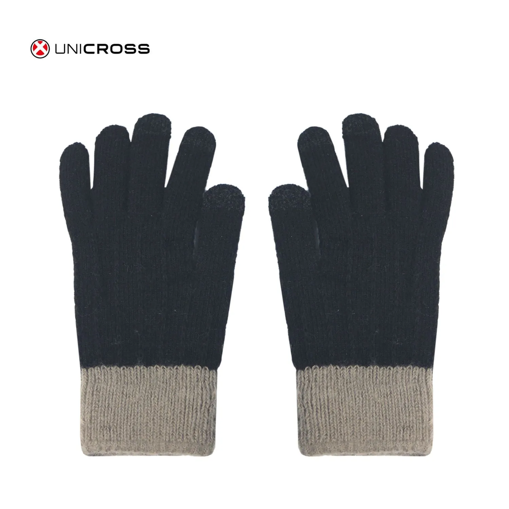 GUANTES LANA BICOLOR UNICROSS