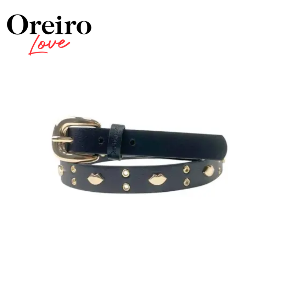 CINTO APLIQUE BESO OREIRO LOVE