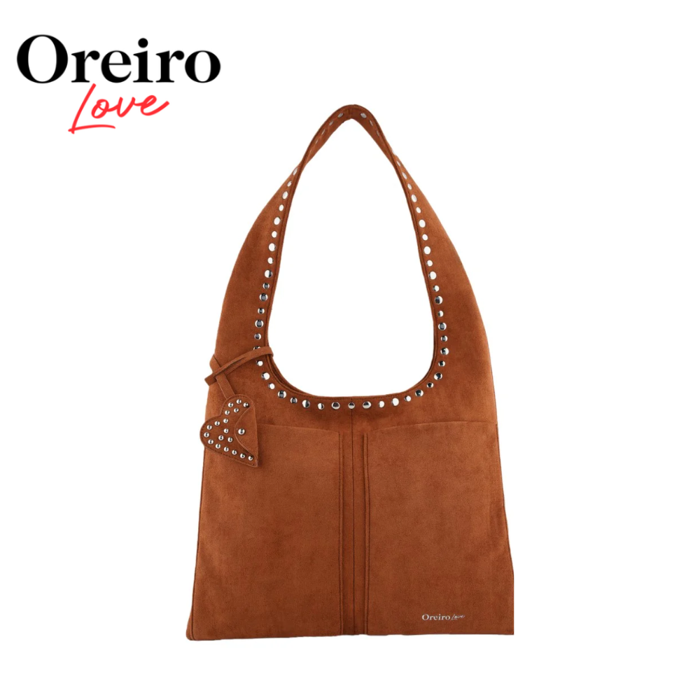 CARTERA COLOR LISO TACHAS OREIRO LOVE