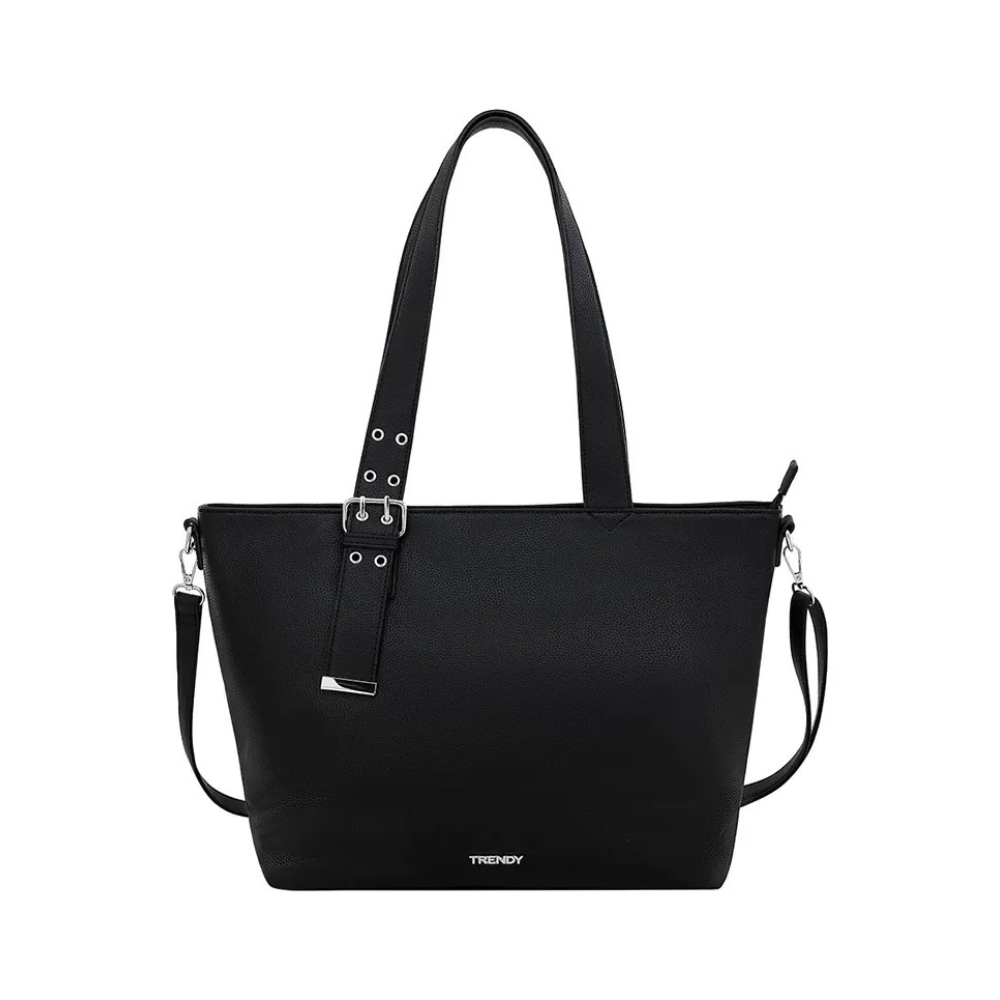 CARTERA TOTE BAG APLIQUE TRENDY