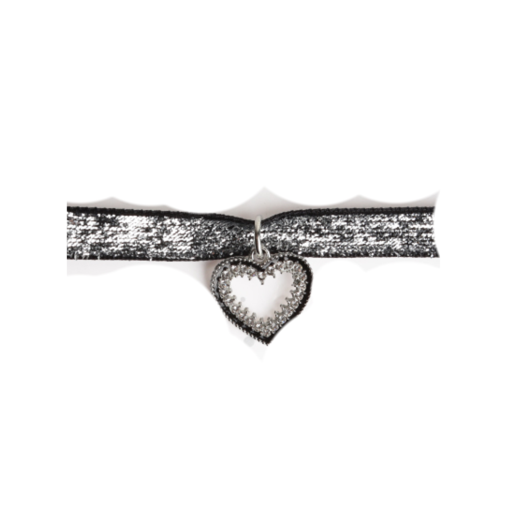 COLLAR CHOKER  DIJE DE CORAZON