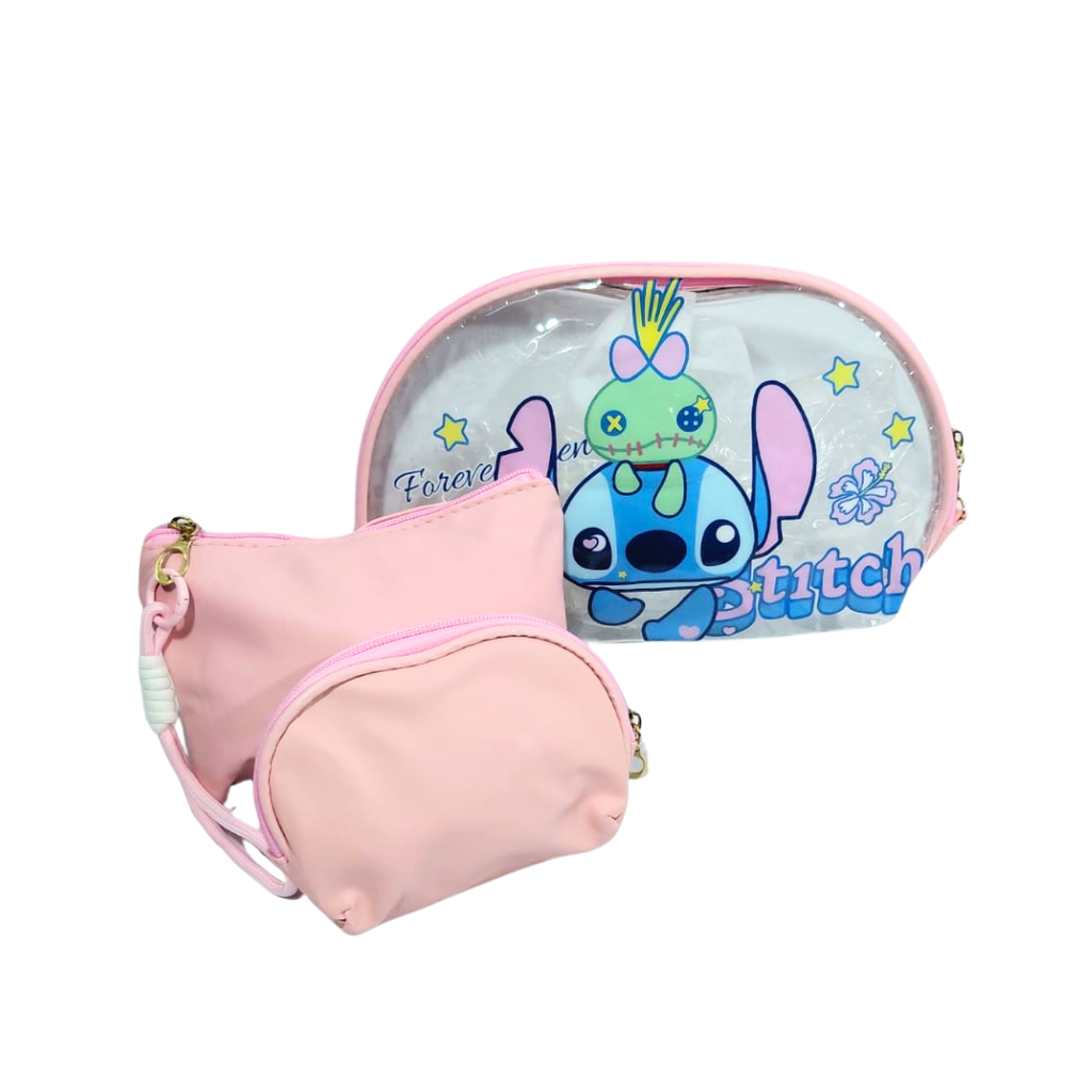 SET PORTA COSMETICOS X3 STITCH