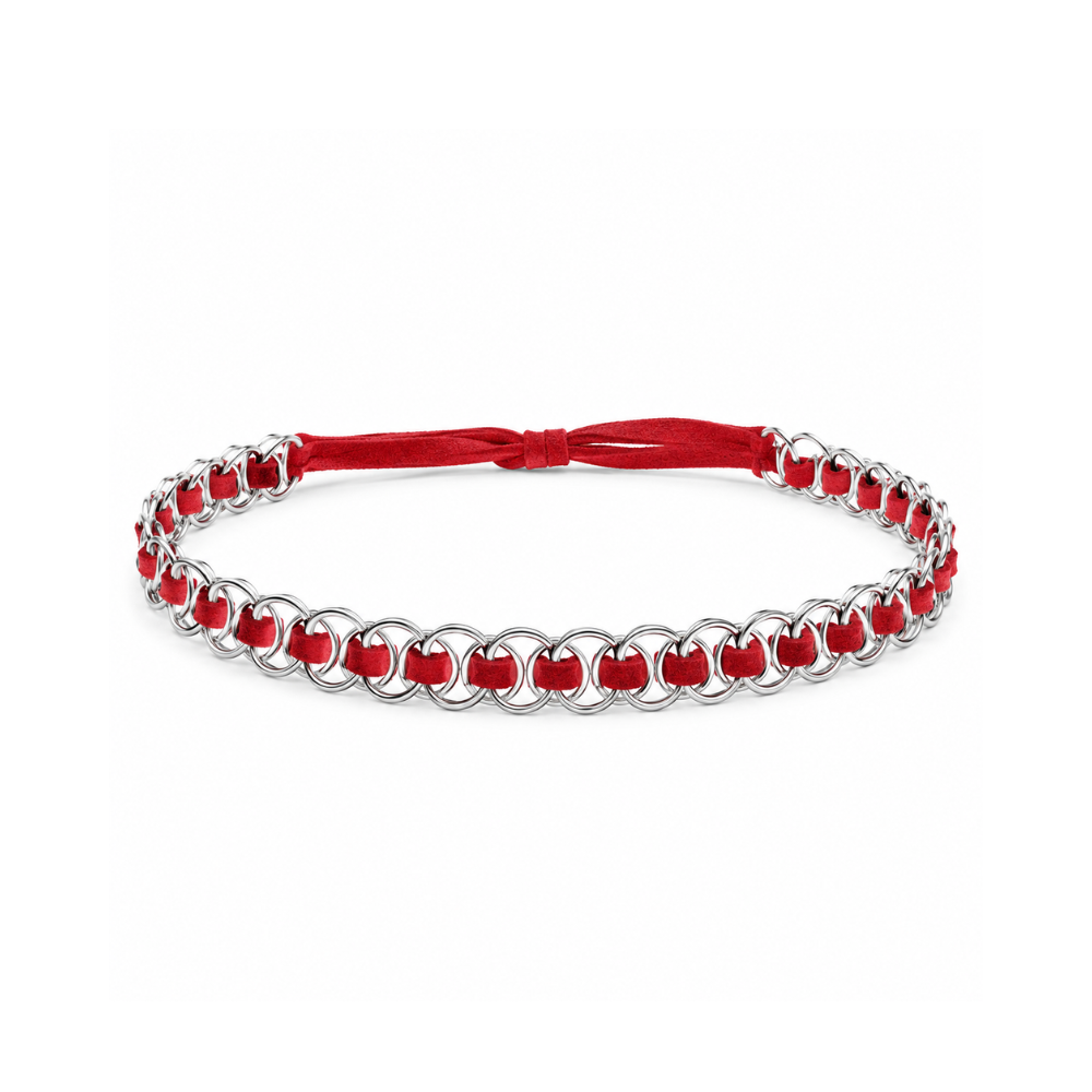 COLLAR CHOKER CINTILLO METALICO