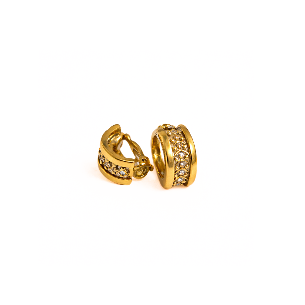 AROS CLIP DORADO ESTILO LABRADO