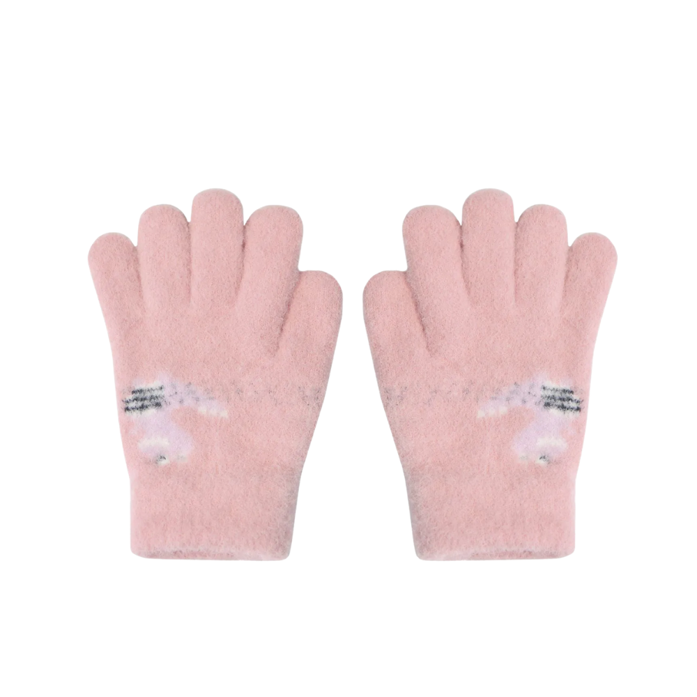 GUANTES INFANTIL ESTAMPA CONEJO