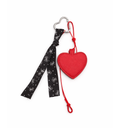 LLAVERO CHARM CORAZON CON TIRA