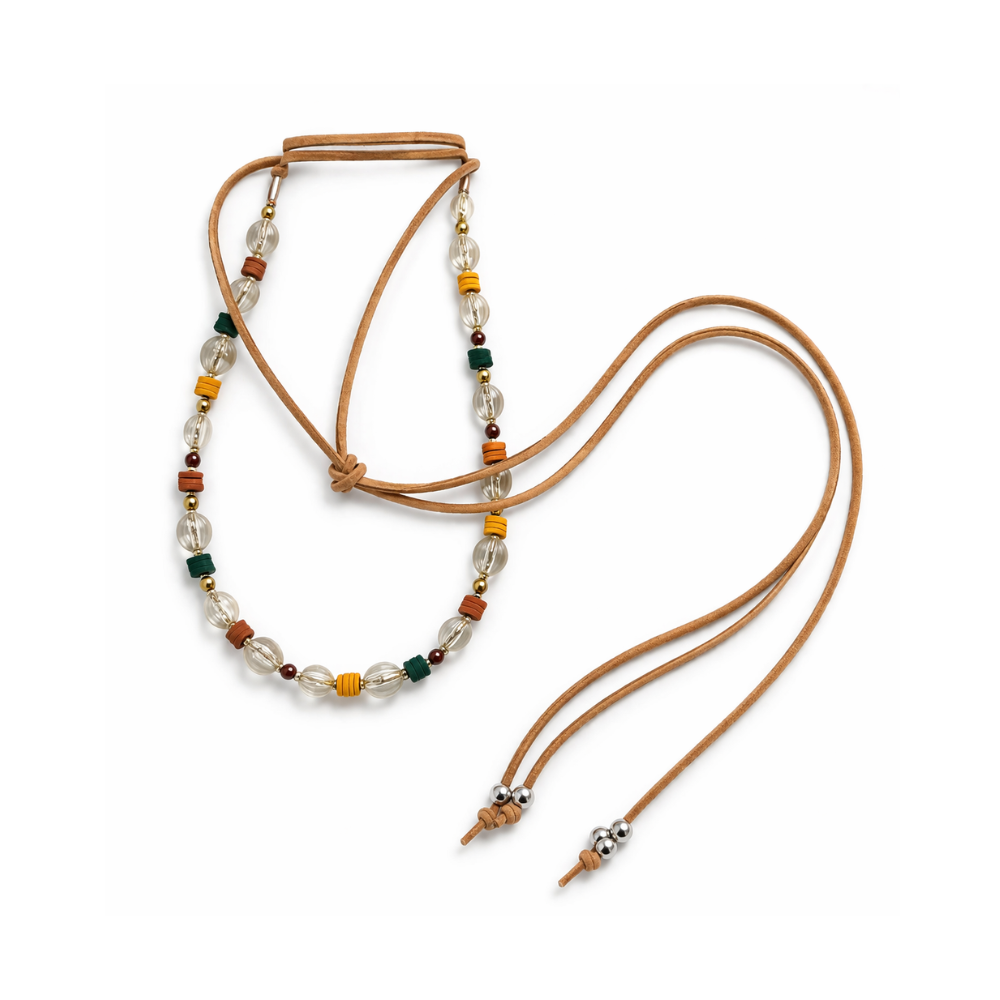 COLLAR CHOKER CUENTAS DE COLORES