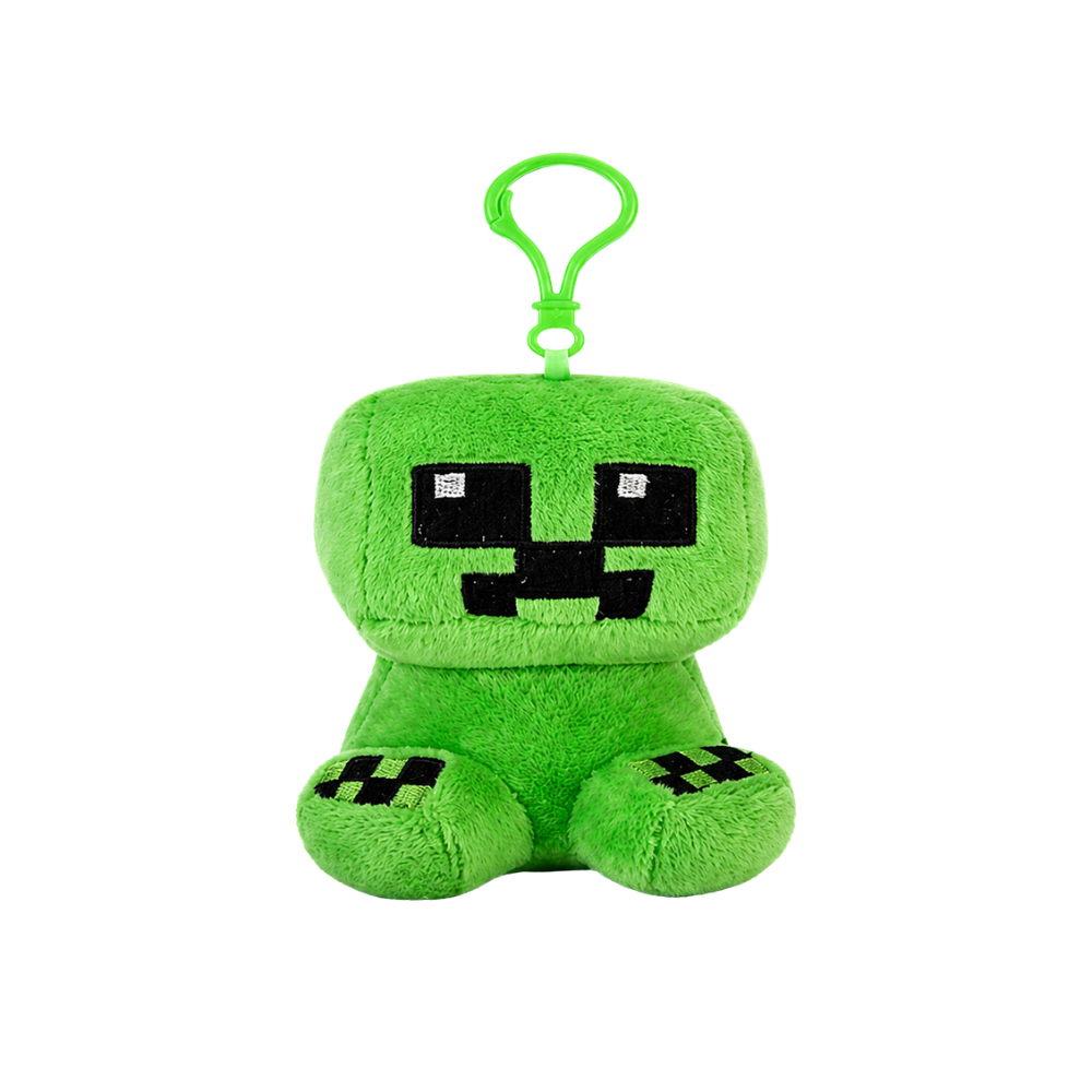 LLAVERO PELUCHE PERSONAJES MINECRAFT