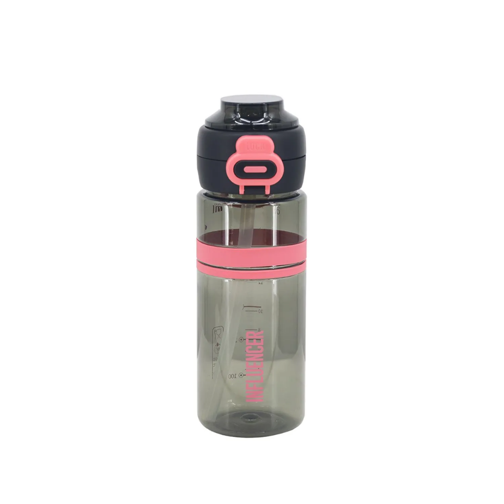 BOTELLA CON BOTON BICOLOR