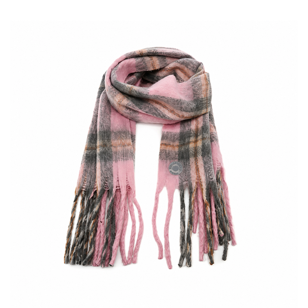 BUFANDA NUBE CUADRILLE APLIQUE TRENDY
