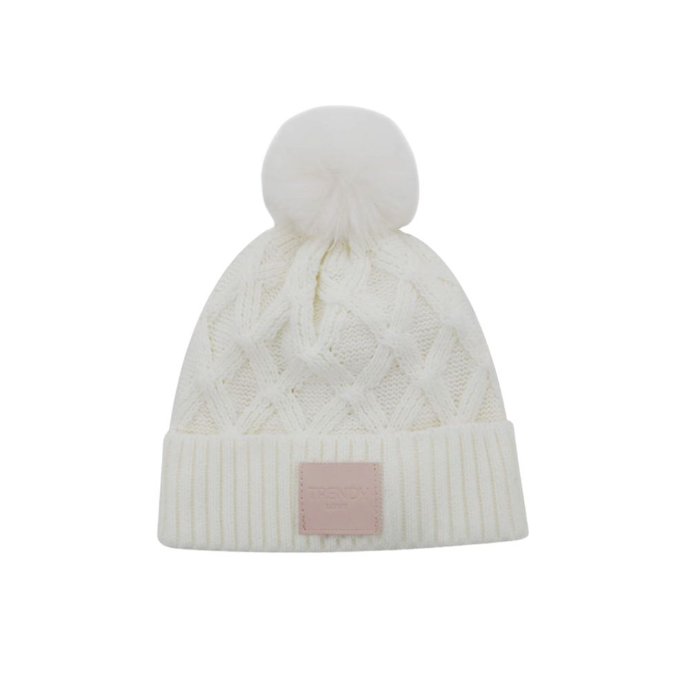 GORRO POMPON APLIQUE TRENDY