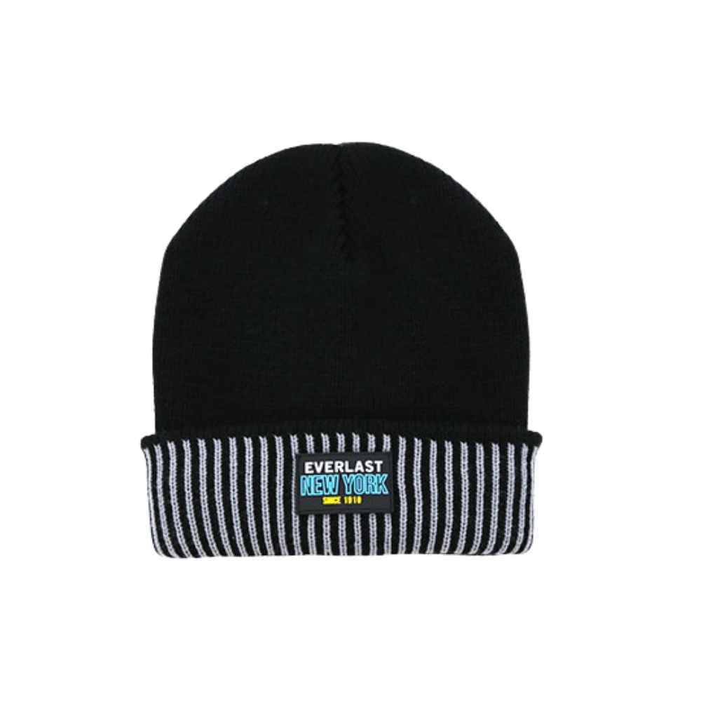 GORRO BICOLOR APLIQUE EVERLAST