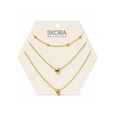 SET COLLARES X3 DIJE INFLADO SKORA