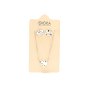 SET DE AROS + COLLAR SKORA