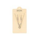 SET DE AROS + COLLAR SKORA