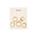SET ANILLOS X5 LOVE SKORA