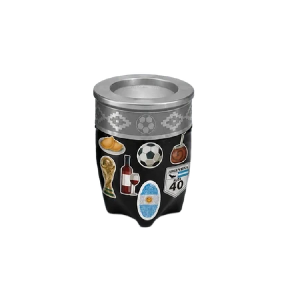 MATE IMPERIAL BOMBILLA + STICKERS ARGENTINA