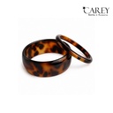 PULSERA DE RESINA ESTAMPADO LEOPARDO CAREY