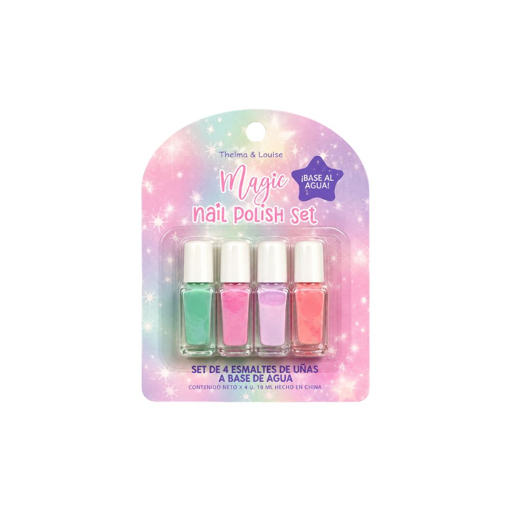 SET MINI ESMALTE MAGIC UNICORNIO X4 DE 18ML
